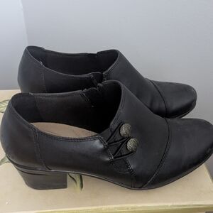 Clarks Women's Black Ankle Boots